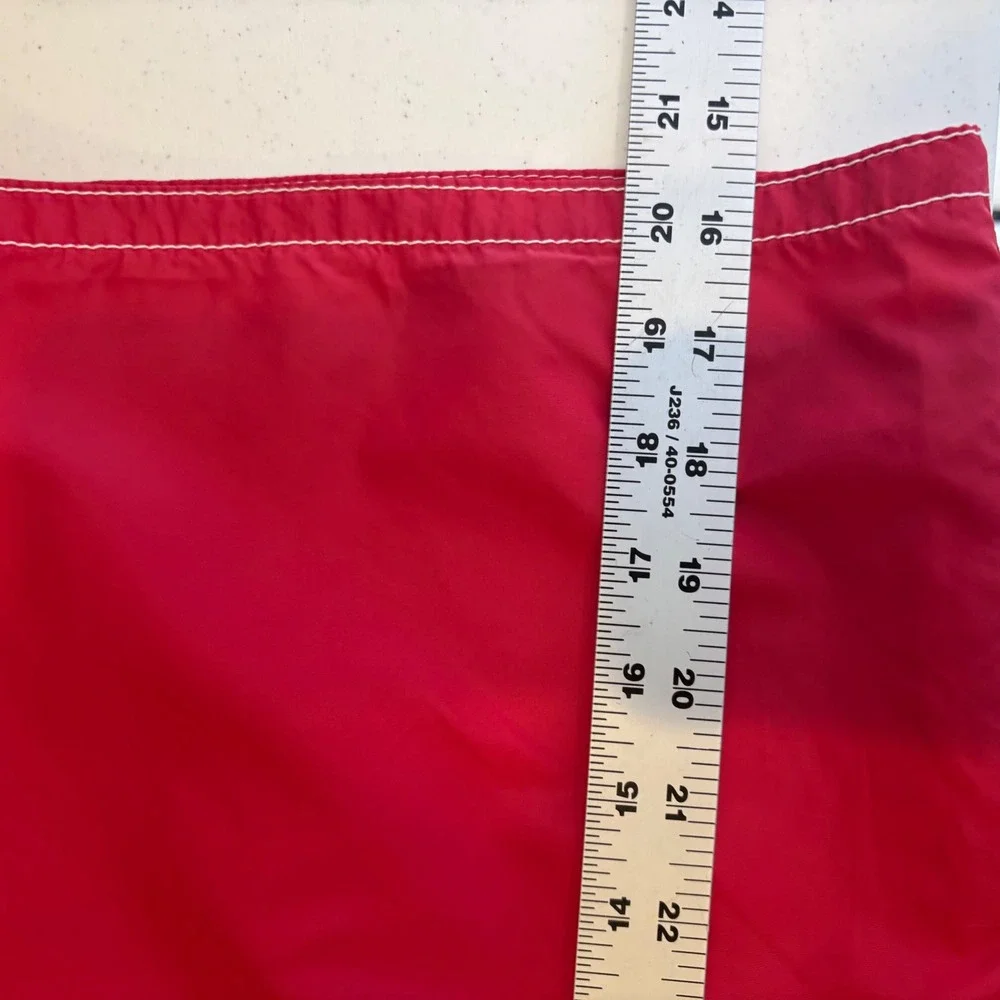 Y2K Old Navy Mens Red Huntington Beach Surf Club Board Shorts Swim Trunks Size M